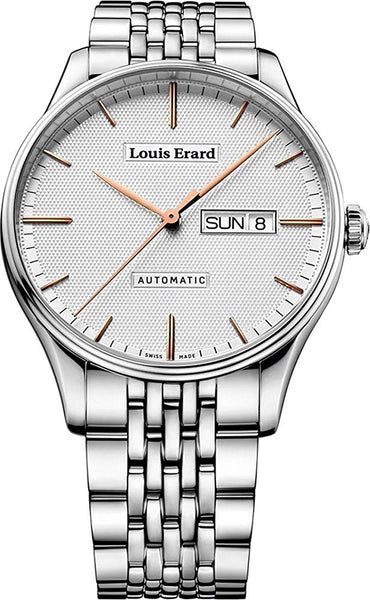 Louis Erard Heritage Automatic Silver Dial Men's Watch 72288AA31.BMA88